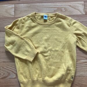 Janie and Jack Yellow Sweater boy size 3